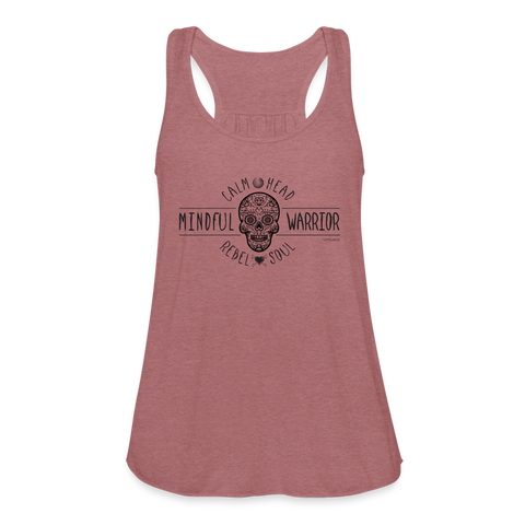 Women's Flowy Tank Top by Bella - mauve