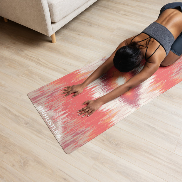Yoga mat inspired by Baja sunrises